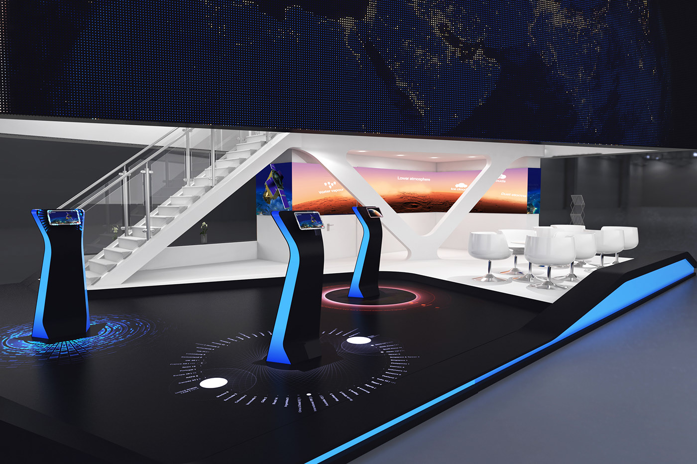 雙層展臺設(shè)計(jì)案例