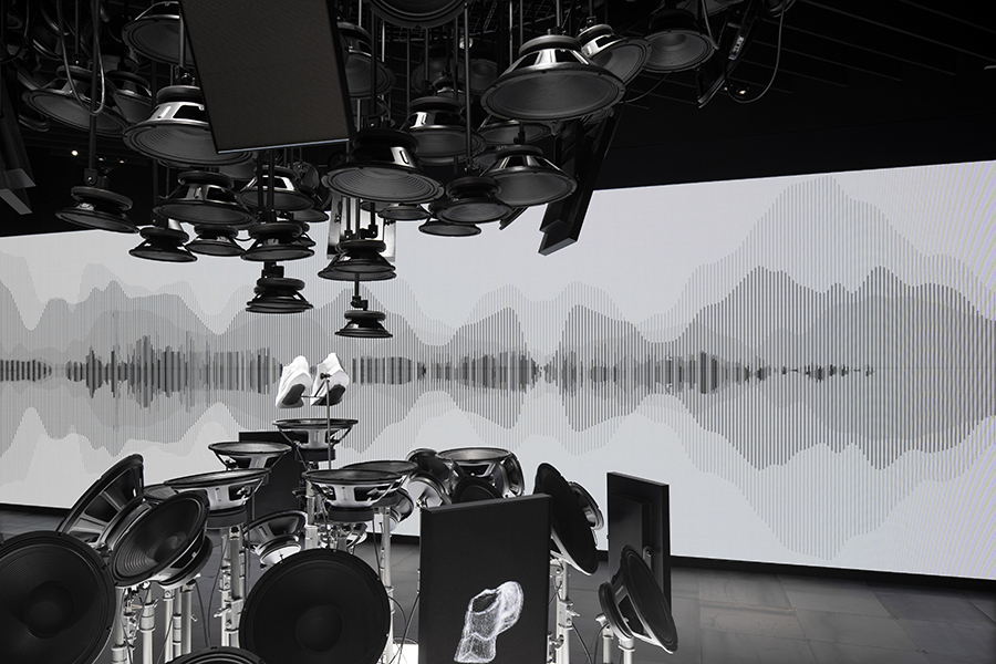 耐克展臺搭建現(xiàn)場