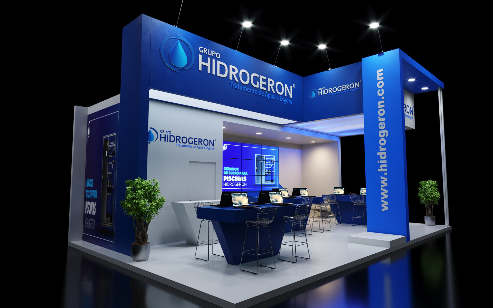 HIDROGERON國外展臺設(shè)計(jì)