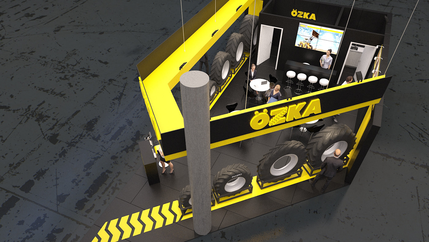 OZKA展臺設(shè)計(jì)方案